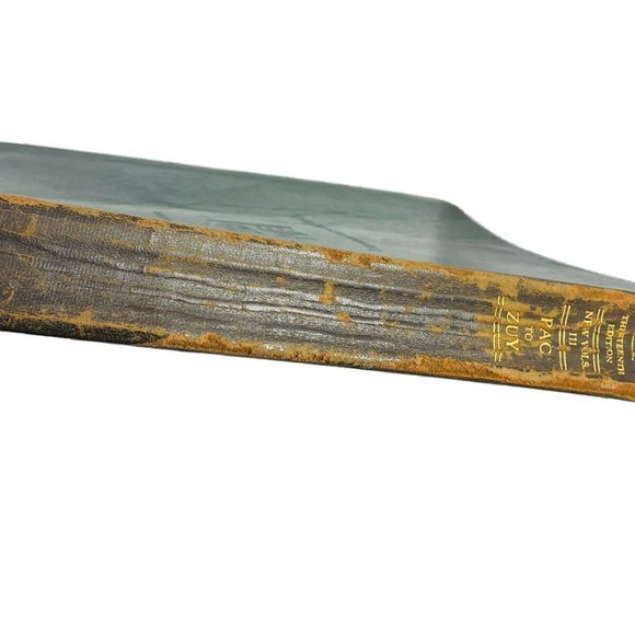 Encyclopedia Britannica 1926 Pacific - Zuyder Zee Leather Book 3 Only - Picture 2 of 12